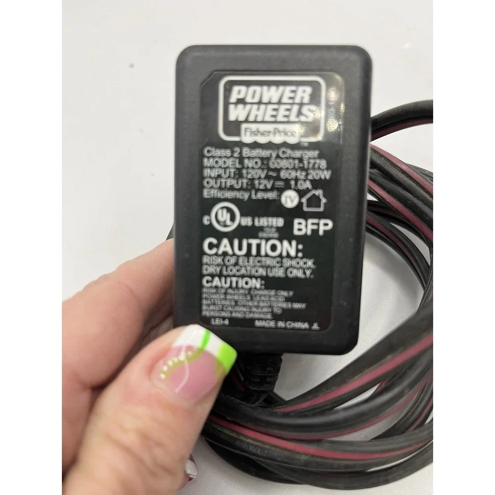 00801-1778 - Power Wheels‎ 12v Grey Battery Charger+